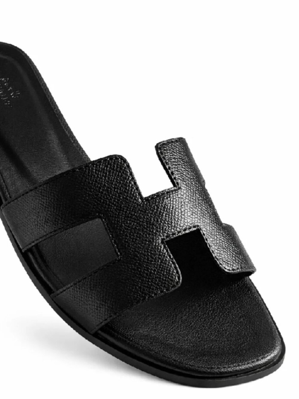 Designer Slide Sandals Women Vacation Flat Slippers Black Size 39